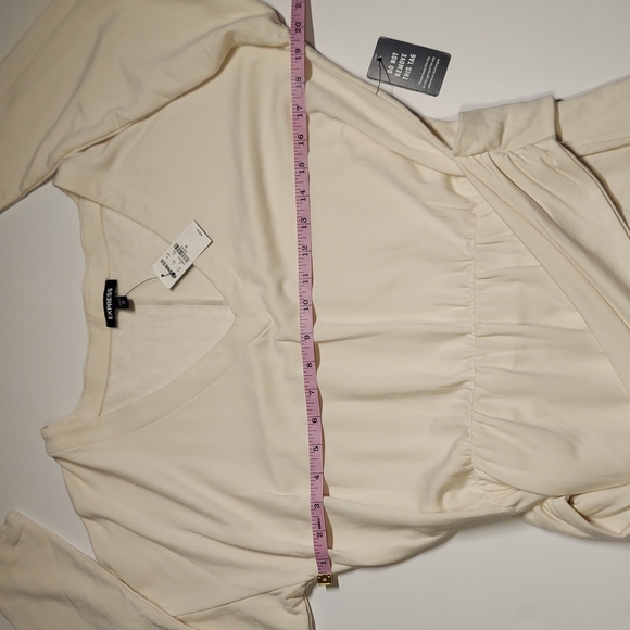Express Midi Off White  Dress Size M - Picture 7 of 12